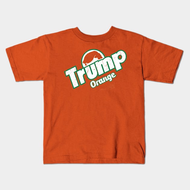 TRUMP - Orange Crush Kids T-Shirt by hamiltonarts